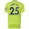 Maillot de Supporter Manchester United Sancho 25 Troisième 2022-23 Pour Homme